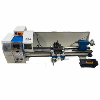 HOTOMIC Mesin Bubut Mini Lathe Wood Metalworking 750mm 750W - MX-250