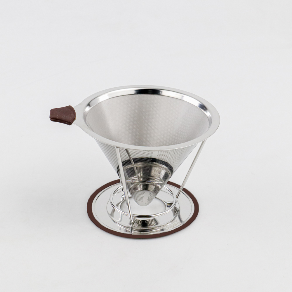 One Two Cups Saringan Kopi Stainless Steel Filter V60 Large - F-412