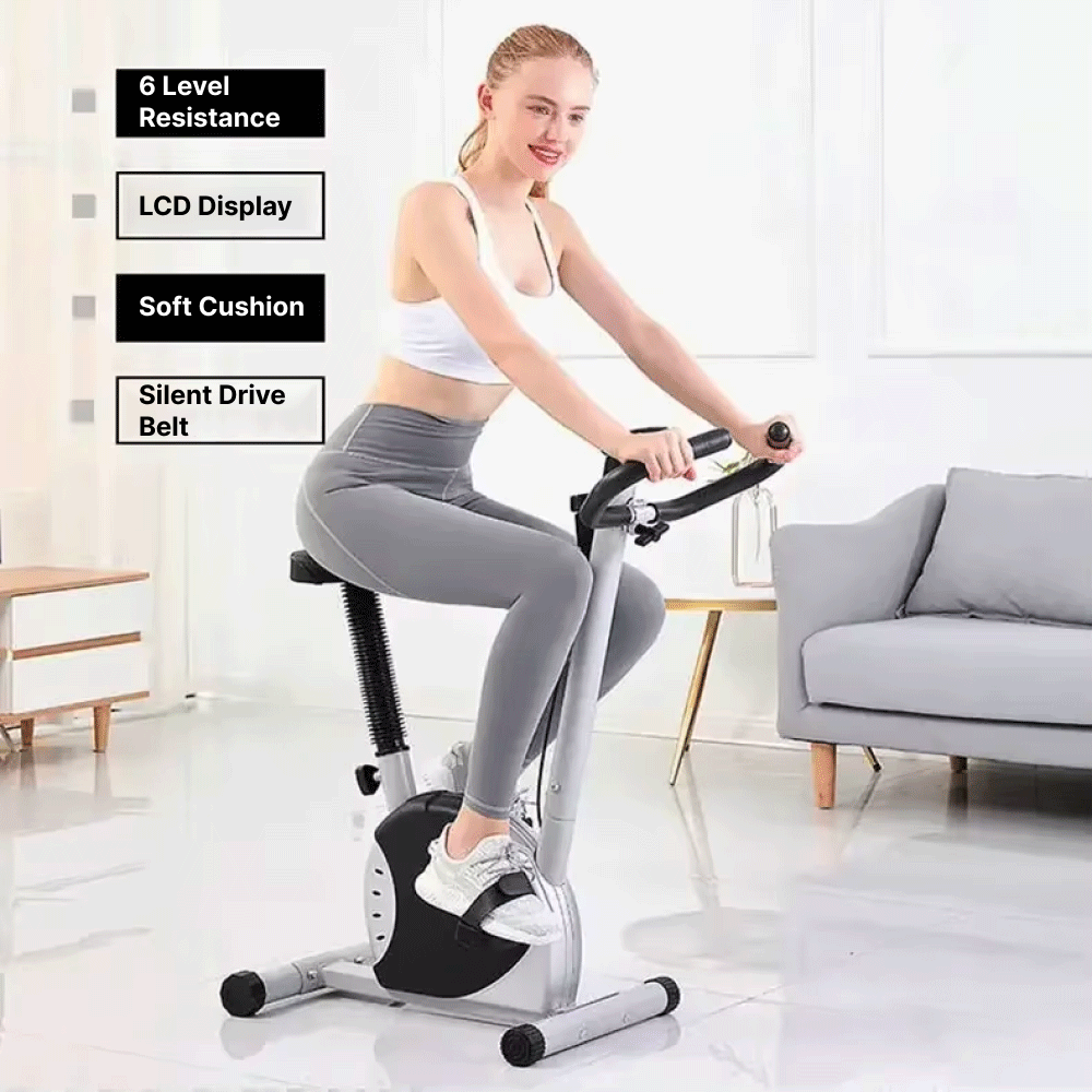 BZLLW Sepeda Statis Stationary Exercise Bike Indoor Gym Cycling - BZ976