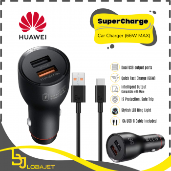 Jual HUAWEI SuperCharge Car Charger 2-Ports 66W MAX