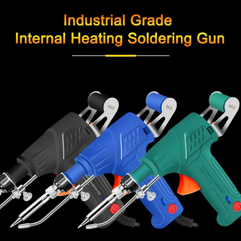 Januel Set Solder Listrik Tembak Tin Gun Handheld 60W 5in1 - Jn06
