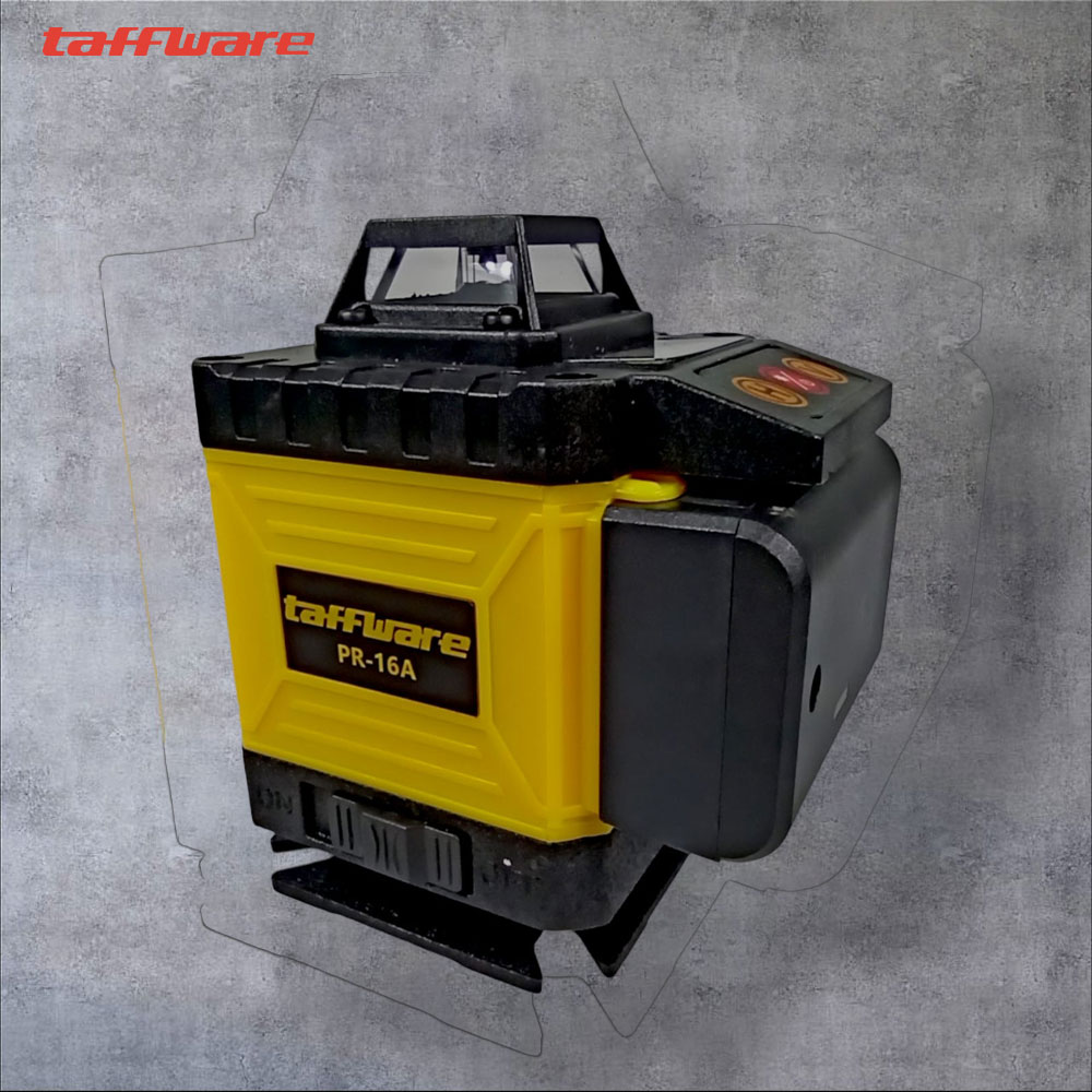 Taffware Laser Level Self Leveling 4D 16 Lines Waterproof with Remote - PR-16A