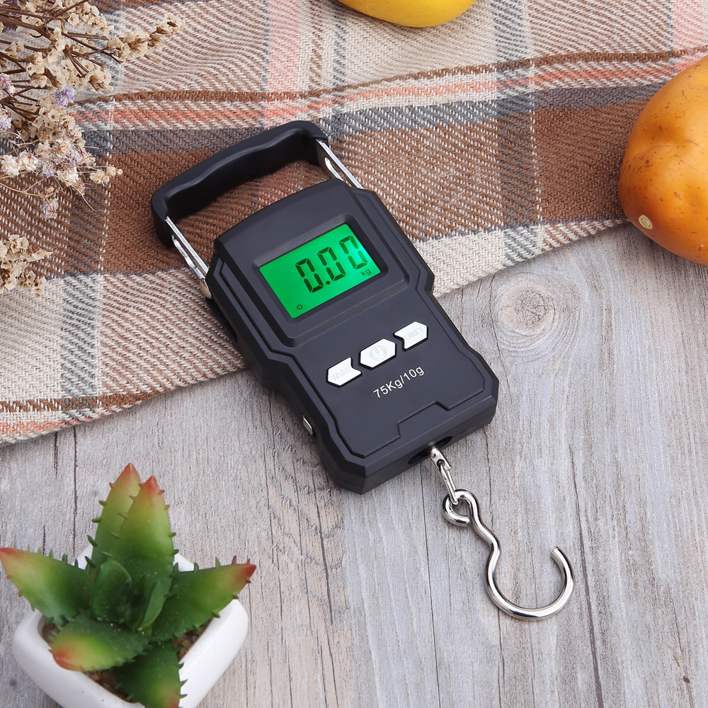 Taffware Digipounds Timbangan Koper Tas Digital Scale 75kg 0.01kg - WH-A27