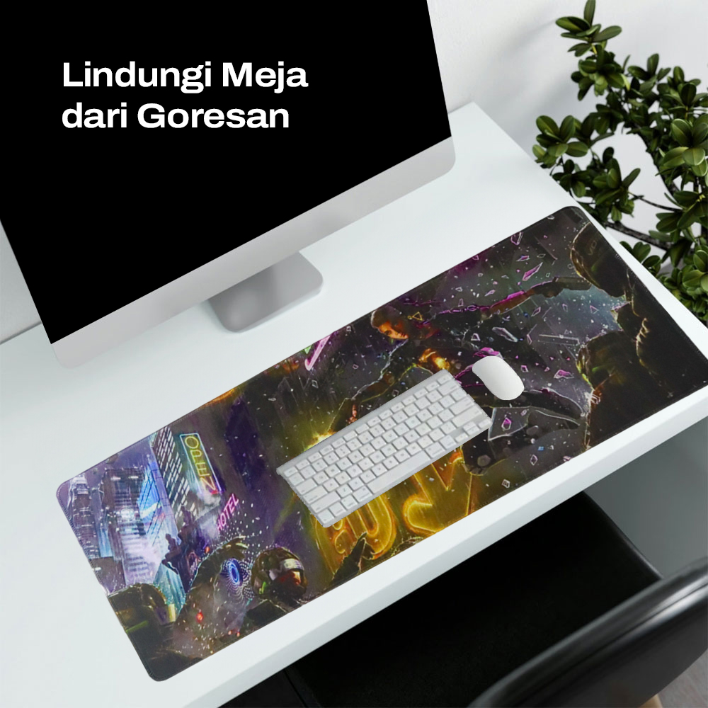 OLEVO Gaming Mouse Pad XL Desk Mat Anti Slip 695x300x2mm - RO35