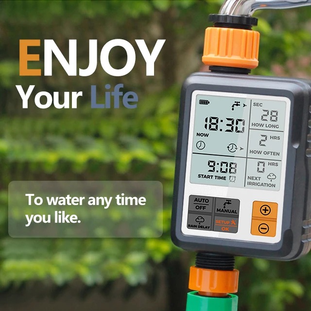 HANCI Digital Timer Keran Air Otomatis Programmable Irrigation IPX5 - HCT-311