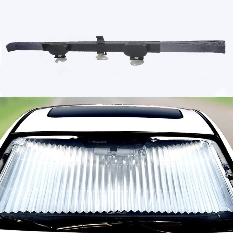 AUTOTECH Tirai Penutup Kaca Depan Mobil Pelindung Panas Sun Shade 70cm - XZM121