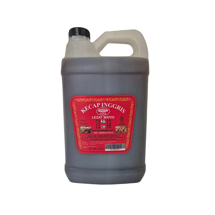 Basan Food Kecap Inggris Jerigen 5 Liter
