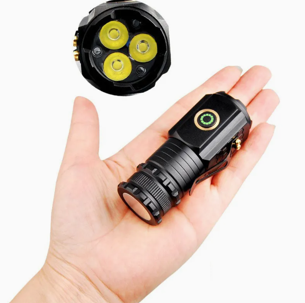 IBEN Senter LED Waterproof USB Rechargeable 2000 Lumens - P35