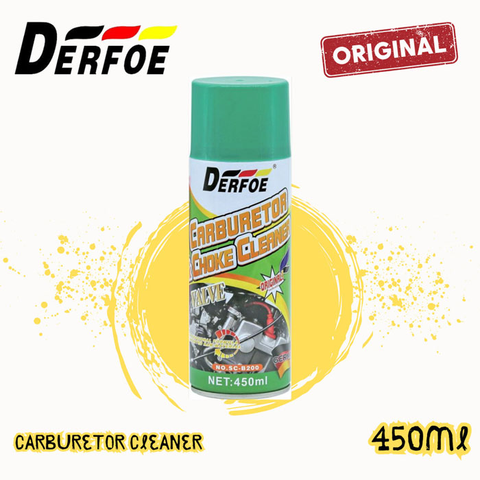 Derfoe Carburator Cleaner 450 ml Spray Pembersih Karburator Mobil Moto