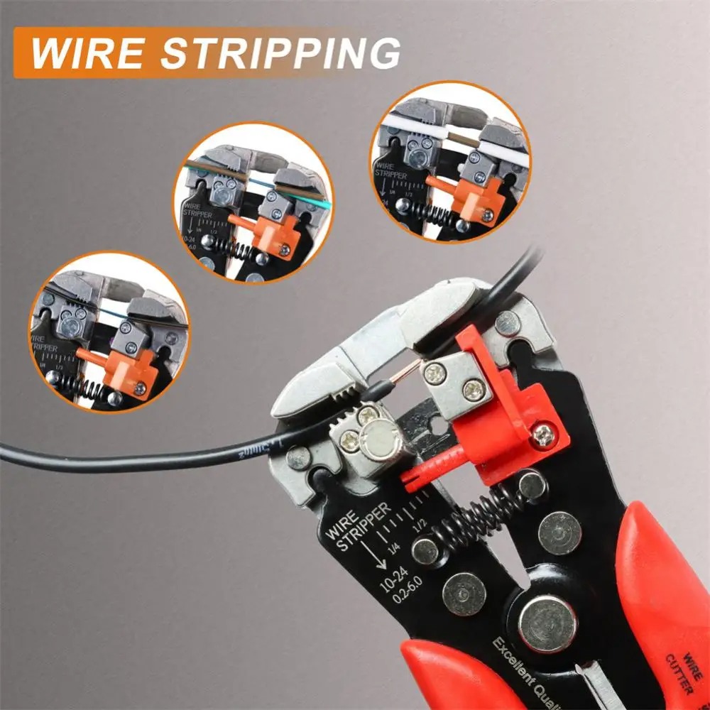 AGIIMAN Tang Pemotong Kabel Wire Stripper Adjustable - AG-1064