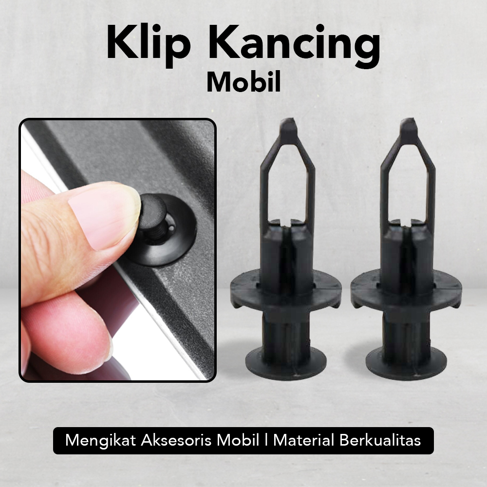 Klip Kancing Plastic Car Buckle Rivet 20 PCS - 1184