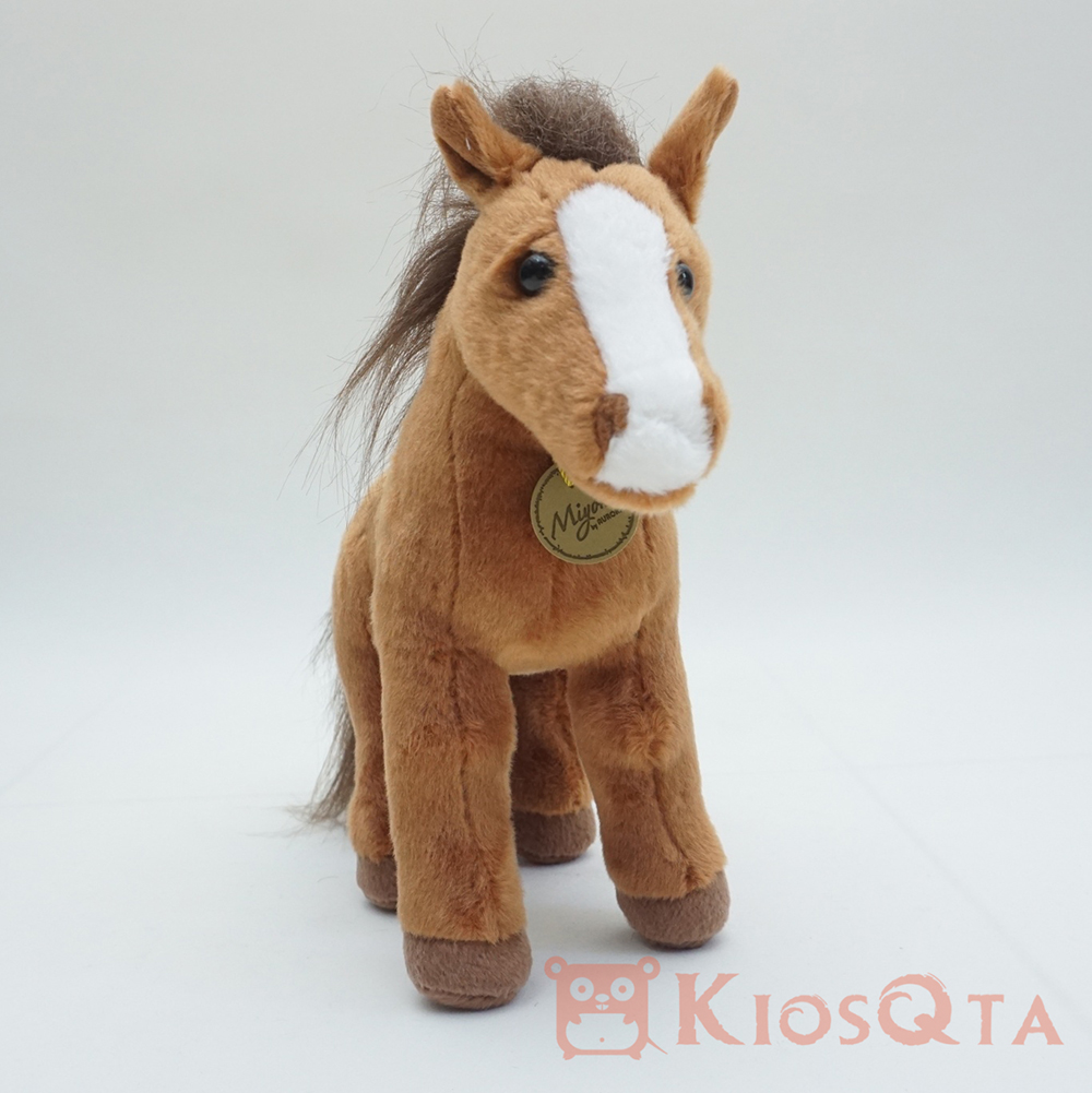 boneka kuda coklat brown horse DEC medium 12