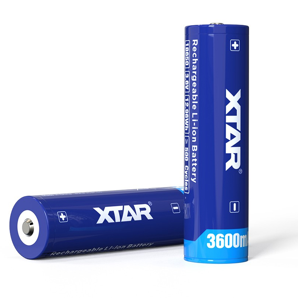 XTAR Baterai Rechargeable 18650 Li-Ion 3600mAh 3.6V 10A 1 PCS - XT1P