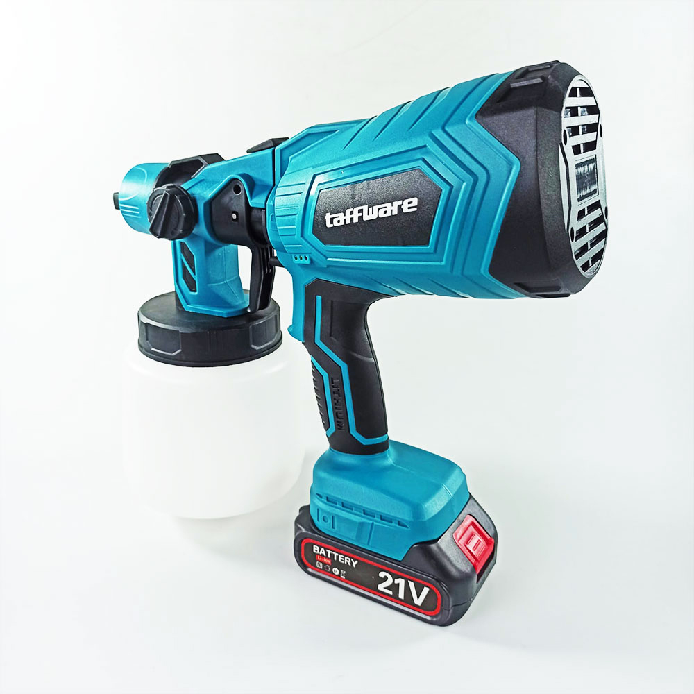 Taffware Spray Gun Electric Airbrush Cordless Paint 1L 1500mAh - TTK7