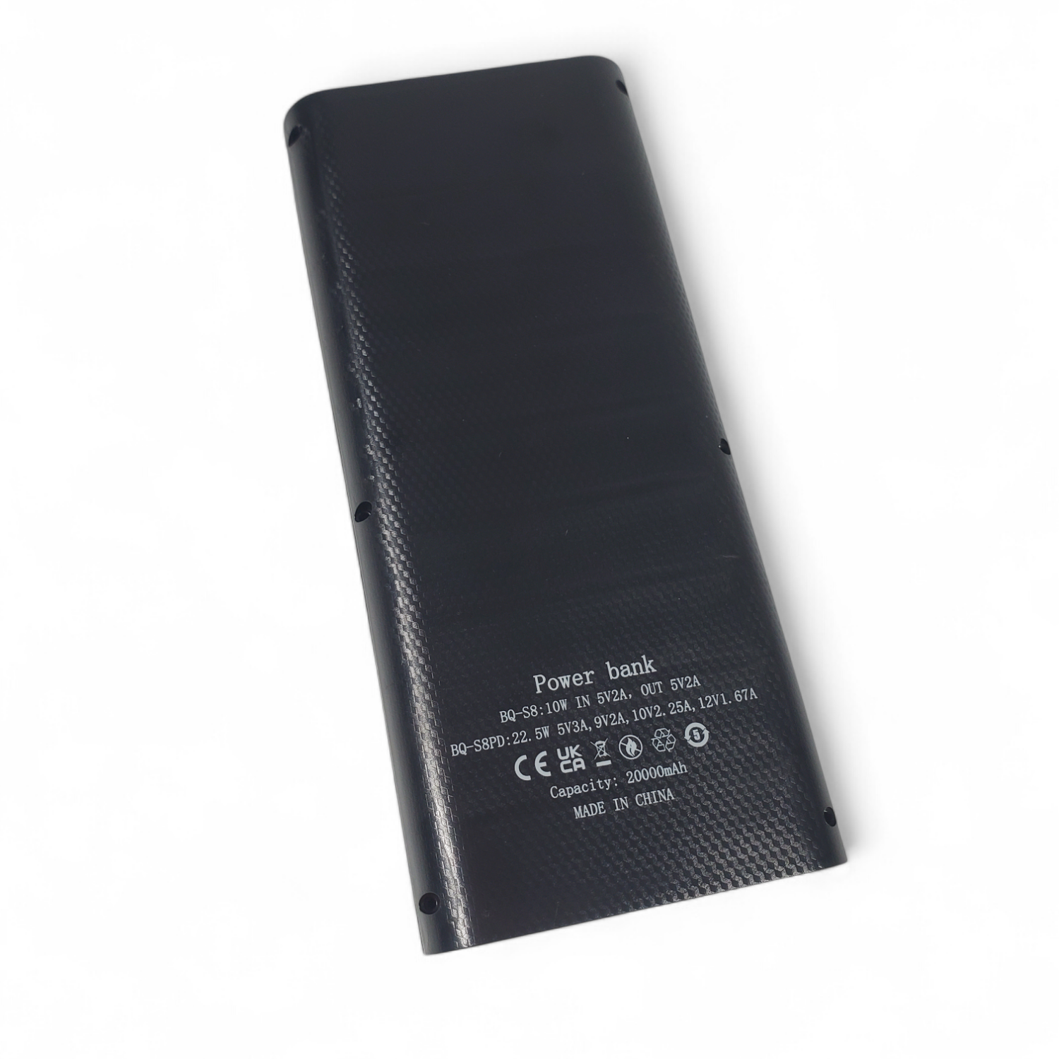 Kebidumei Power Bank DIY Case Dual USB Port 8 PCS 18650 Flat Top - S8