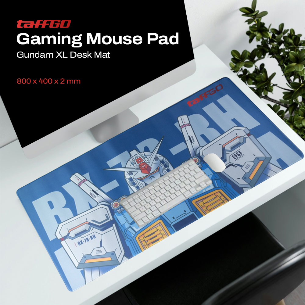TaffGO Gaming Mouse Pad Gundam XL Desk Mat 800x400x2mm - KA-629