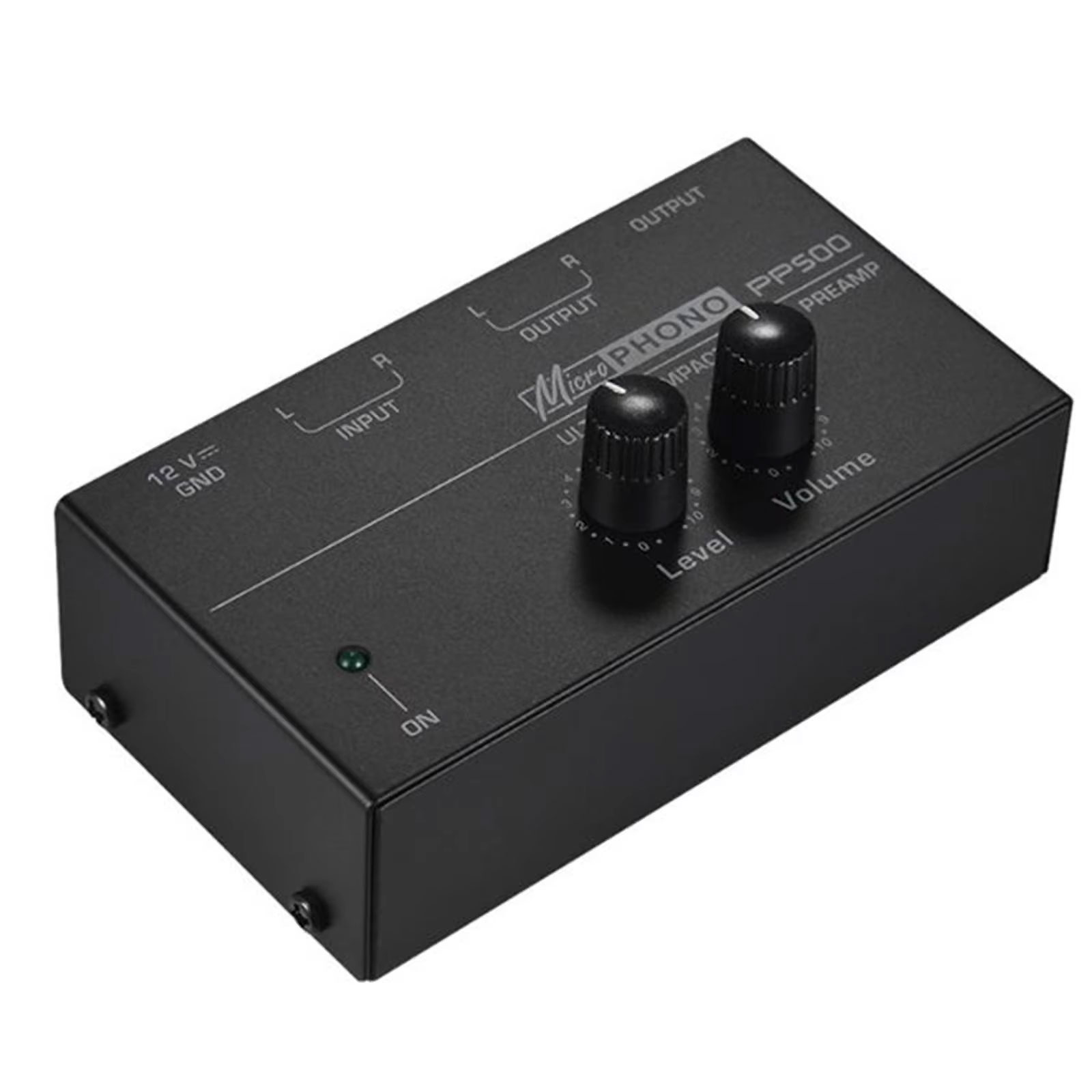MAGIDEAL Micro Phono Preamp Turntable Low Noise Preamplifier DC 12V - PP500