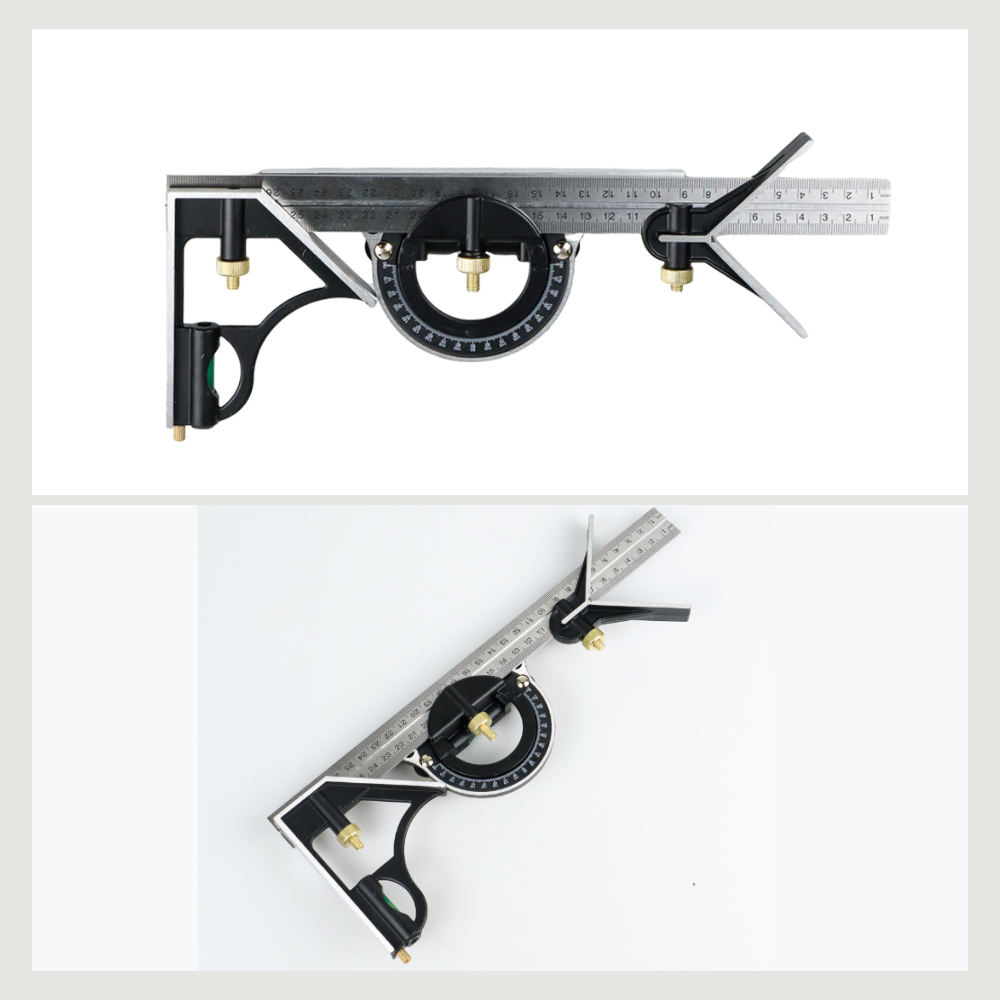 SILVERLINE Penggaris Multifungsi Adjustable Angle Ruler Set 30cm - 991857