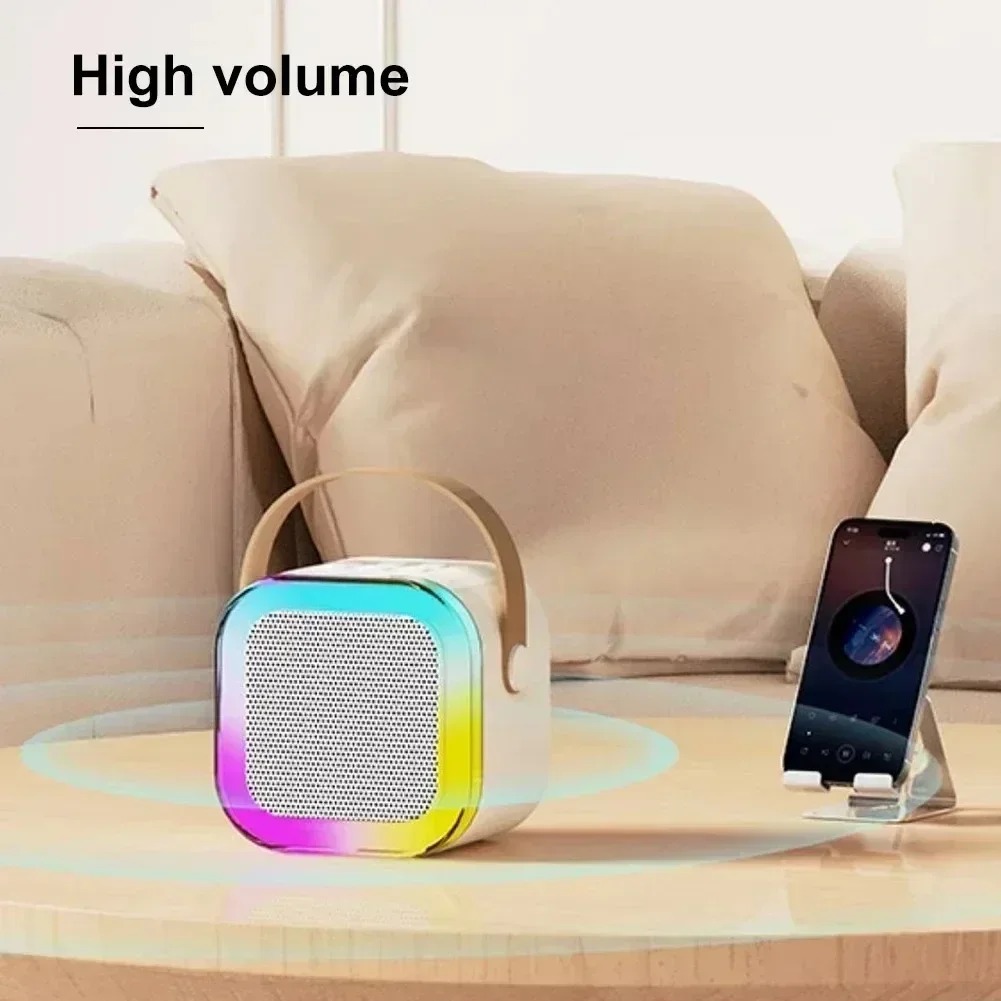 MEODY Speaker Bluetooth Portable Karaoke with 2 Wireless Microphone - K12