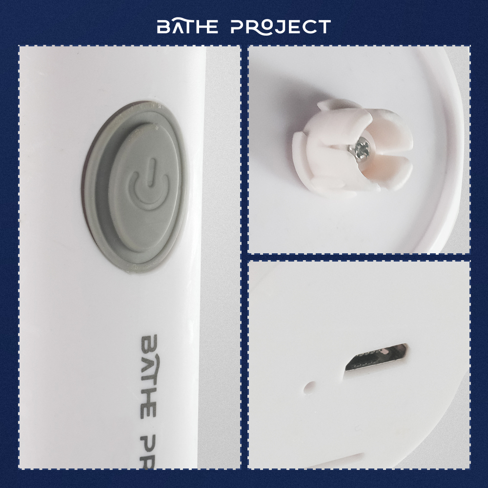 BATHE PROJECT Magic Brush 5in1 Electric Cleaning Sikat Rechargeable - WQ8110