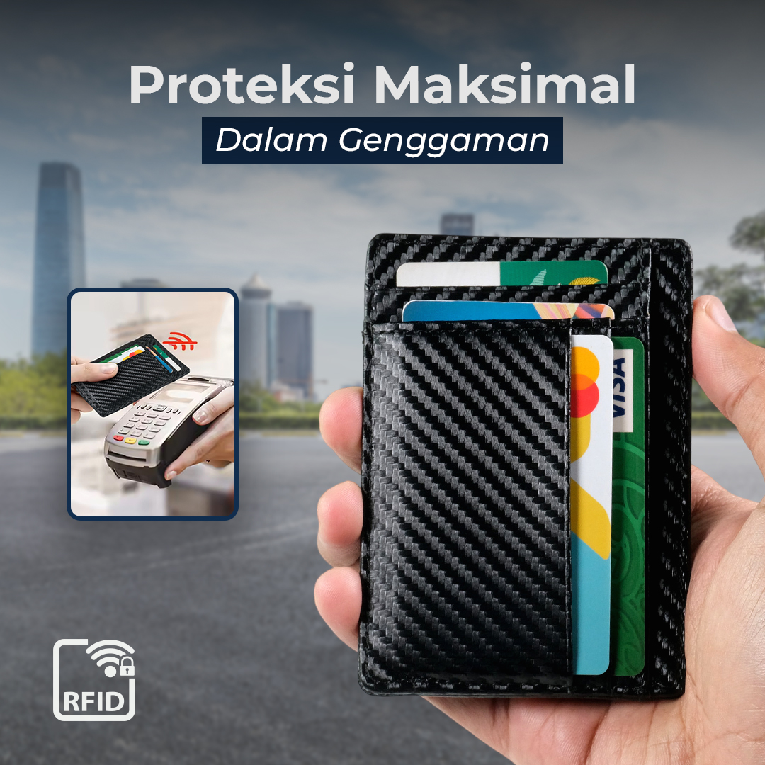 ZEST Dompet Kulit Anti RFID Leather Wallet Card Holder - TQ-315