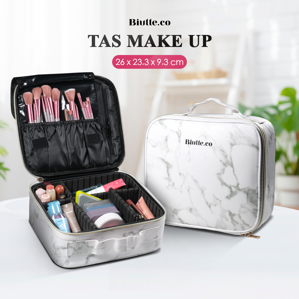 Biutte.co Tas Koper Make Up Travel Cosmetic Big Capacity Waterproof - F119