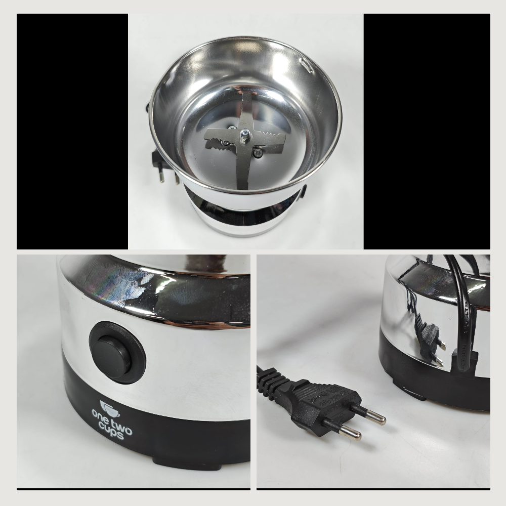 One Two Cups Nima Alat Penggiling Kopi Elektrik Bumbu Coffee Grinder - NM-8300