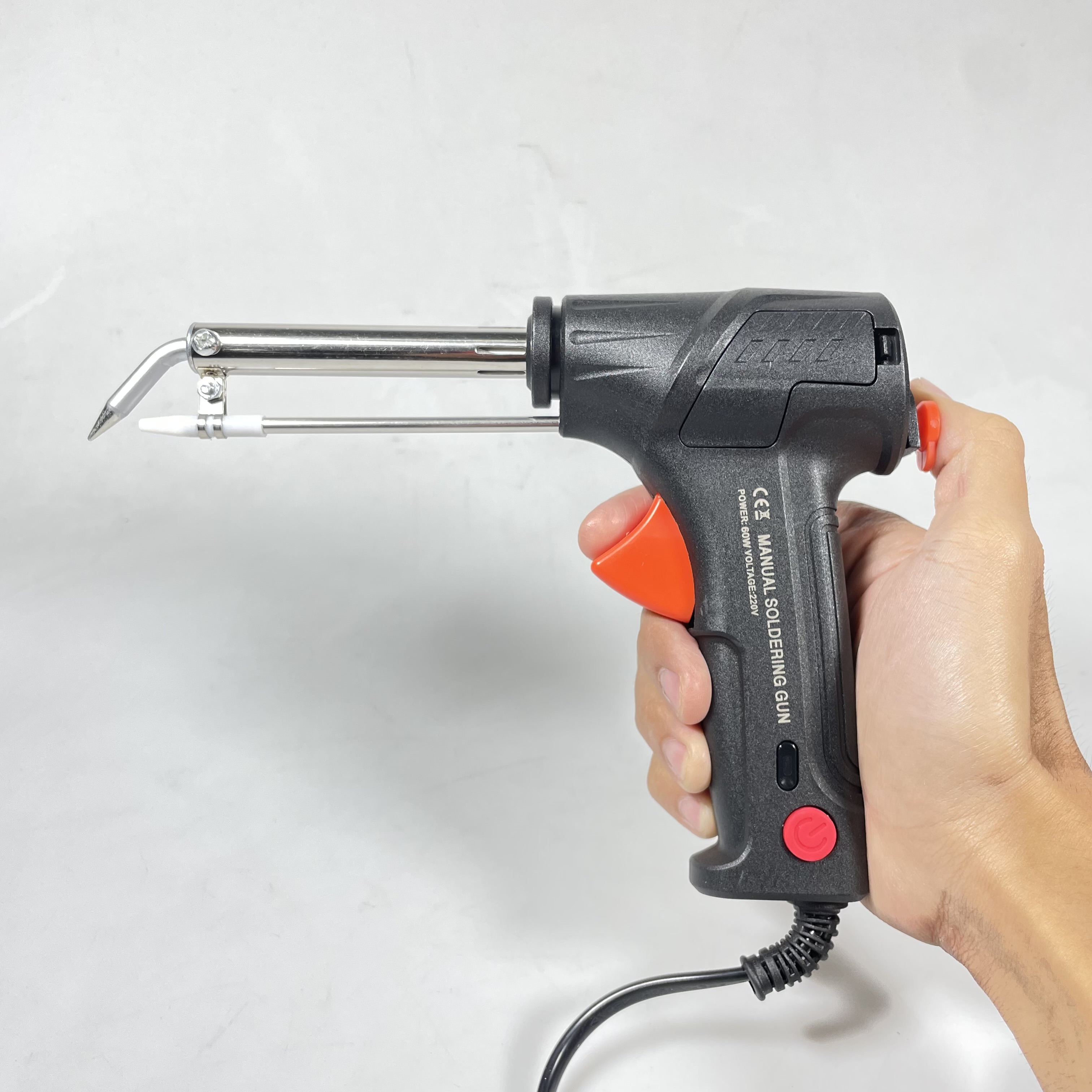 Januel Solder Listrik Tembak Tin Gun Handheld 60W With Braket Tin Wire - Jn04