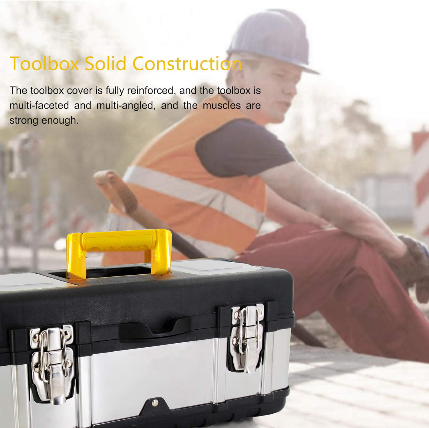 SHIDELI Kotak Perkakas Multifungsi Thicken Hardware Tool Box - AN10