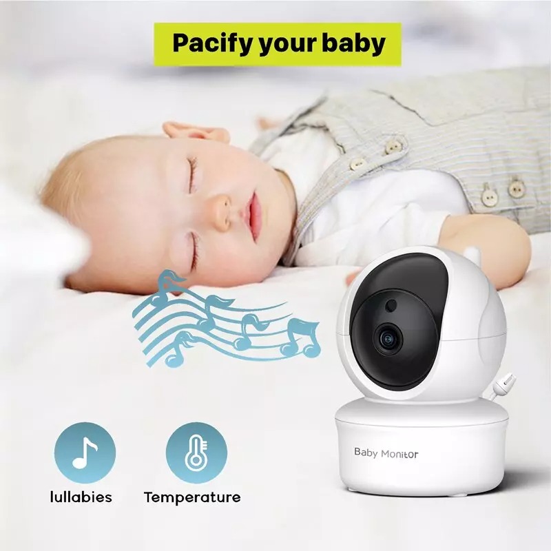 IBNUNU Baby Monitor CCTV Display Camera Two Way Talk 5 Inch 3000mAh - SM650