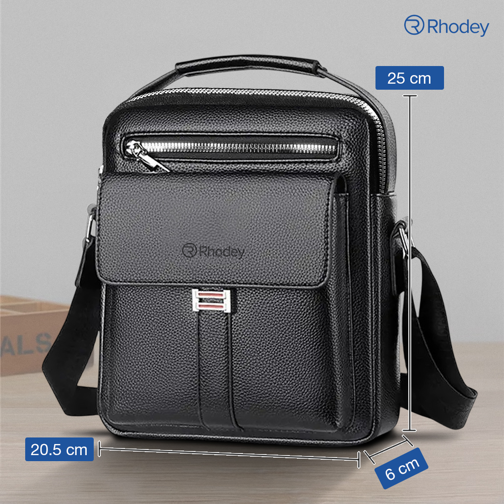 Rhodey Tas Selempang Pria Kulit Shoulder Bag Waterproof PU Leather - R20