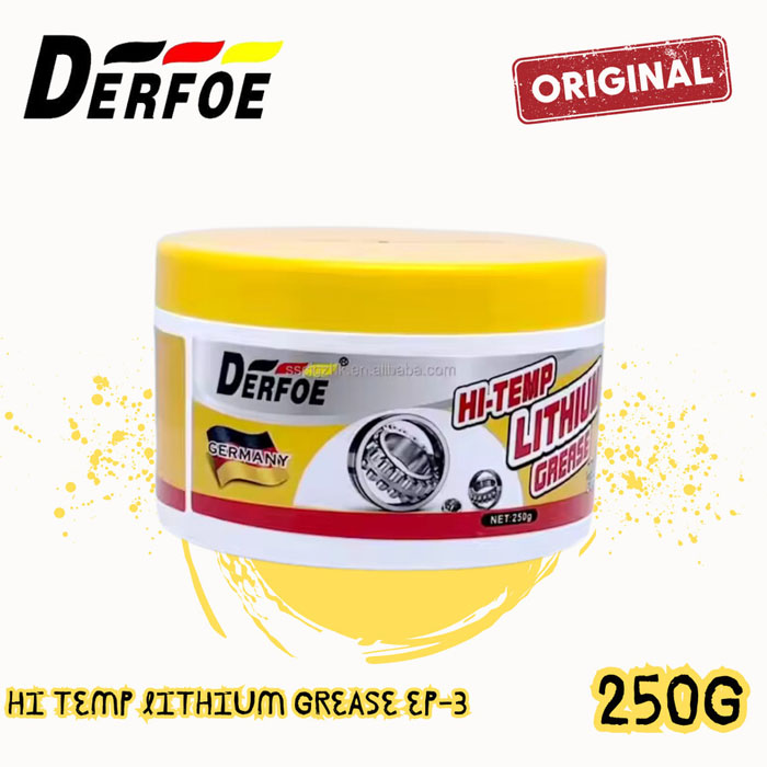 Derfoe EP-3 Yellow 250g Grease Lithium Gemuk Minyak Pelumas