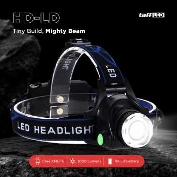 TaffLED High Power Headlamp 1 LED Cree XML-T6 - HD-LD
