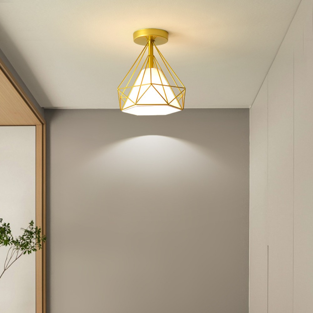 MENGJAY Lampu Plafon LED Diamond Ceiling Lamp Warm White 3000K 12W - OVK-CL9985