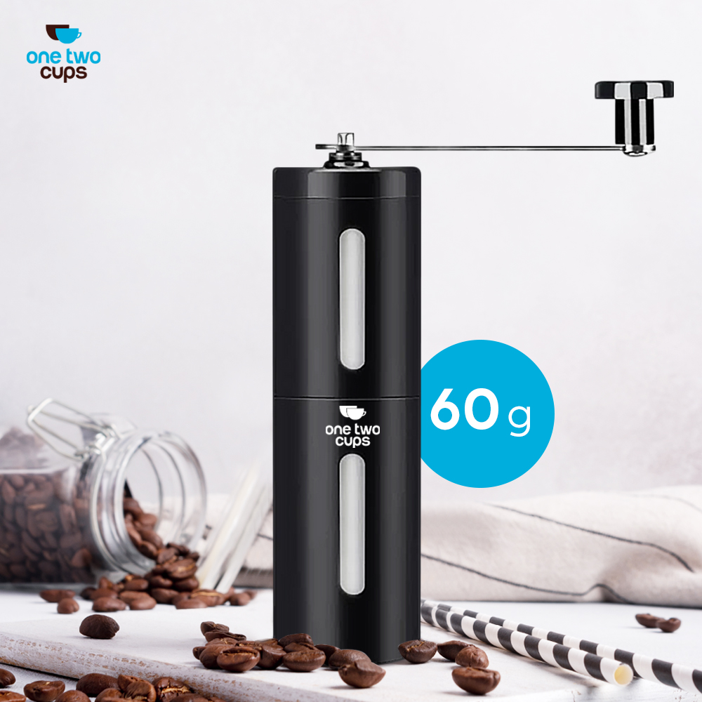 One Two Cups Alat Penggiling Kopi Manual Coffee Grinder Adjustable 60g - RH200