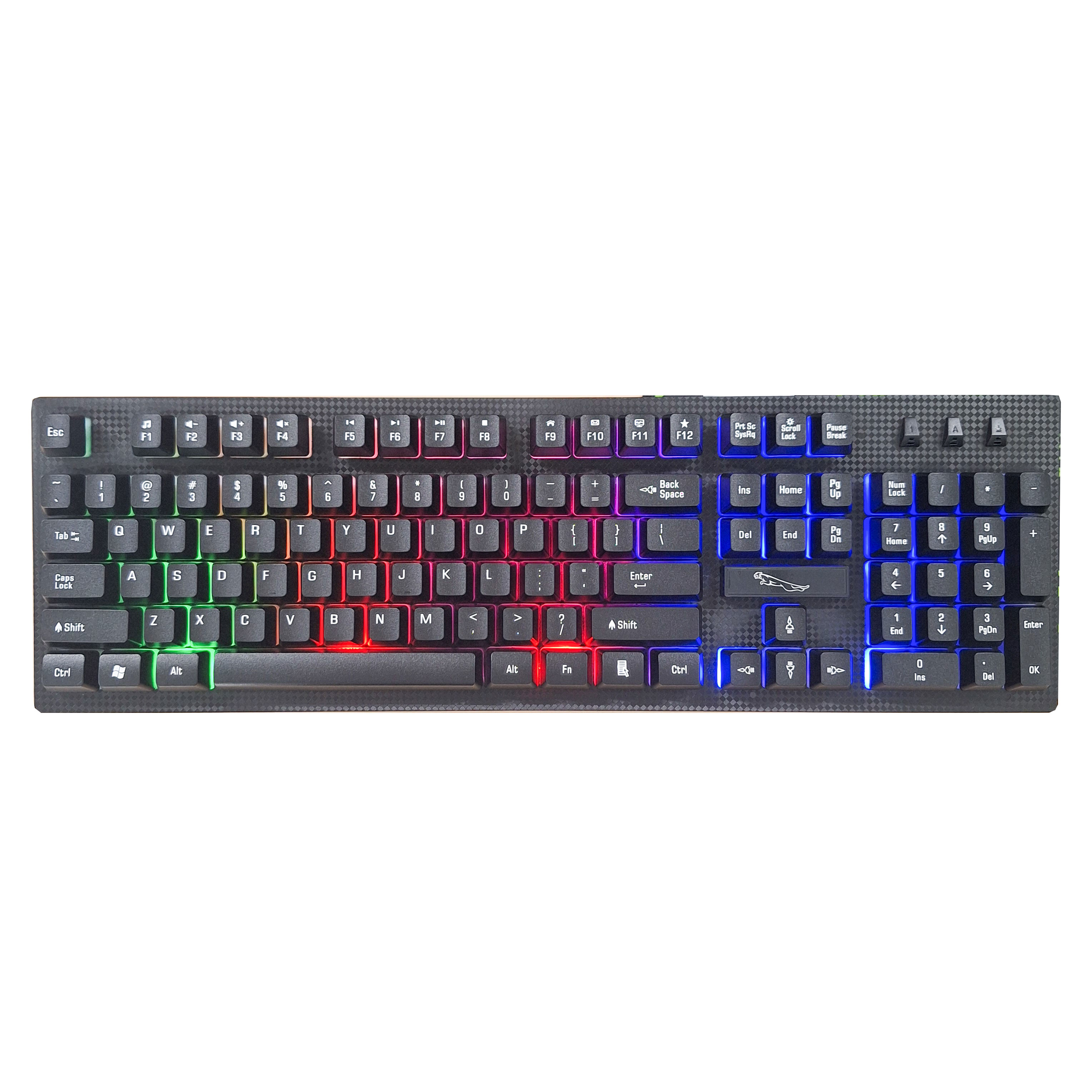 Leopard Gaming Keyboard LED RGB Mechanical Feel USB Wired 104 Keys - G20