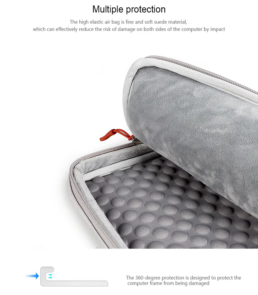 ENF Sleeve Macbook Handbag Shockproof 15.4 Inch - ENF15