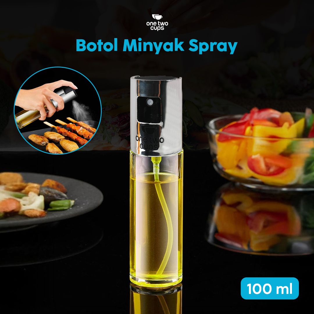 One Two Cups Botol Minyak Spray Olive Oil BBQ Food 100ml - HEA-1075