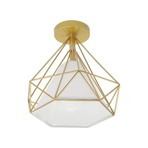 MENGJAY Lampu Plafon LED Diamond Ceiling Lamp Warm White 3000K 12W - OVK-CL9985