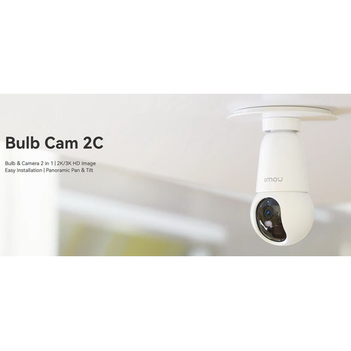 Imou Bulb Cam 2C 3MP Smart Wireless Security Camera E27