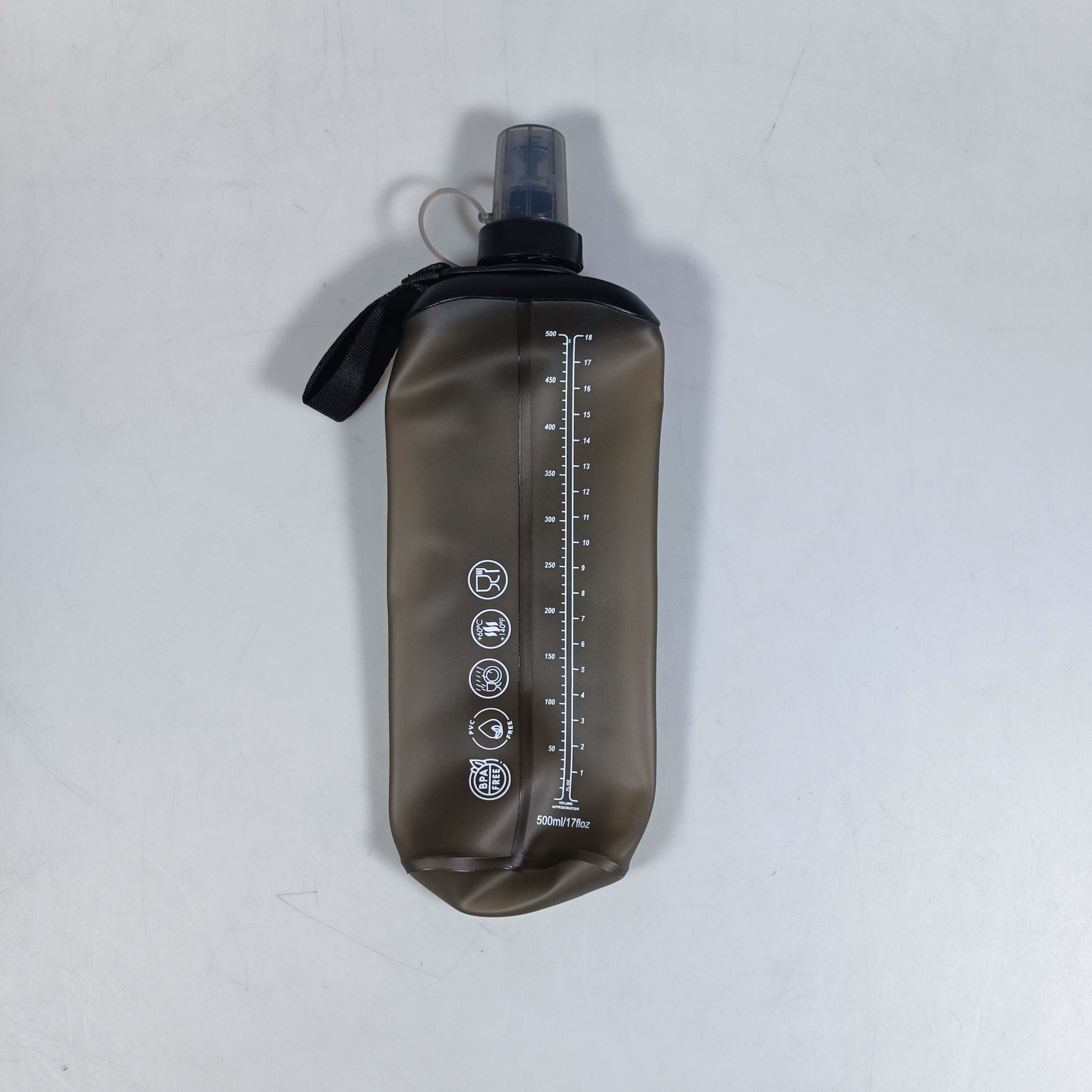 TaffSPORT Botol Minum Soft Flask Foldable Sport Water PVC 500ml - TFG-50