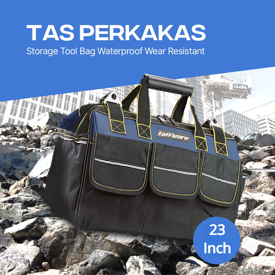 Taffware Tas Perkakas Storage Tool Bag Waterproof Wear Resistant - A02584