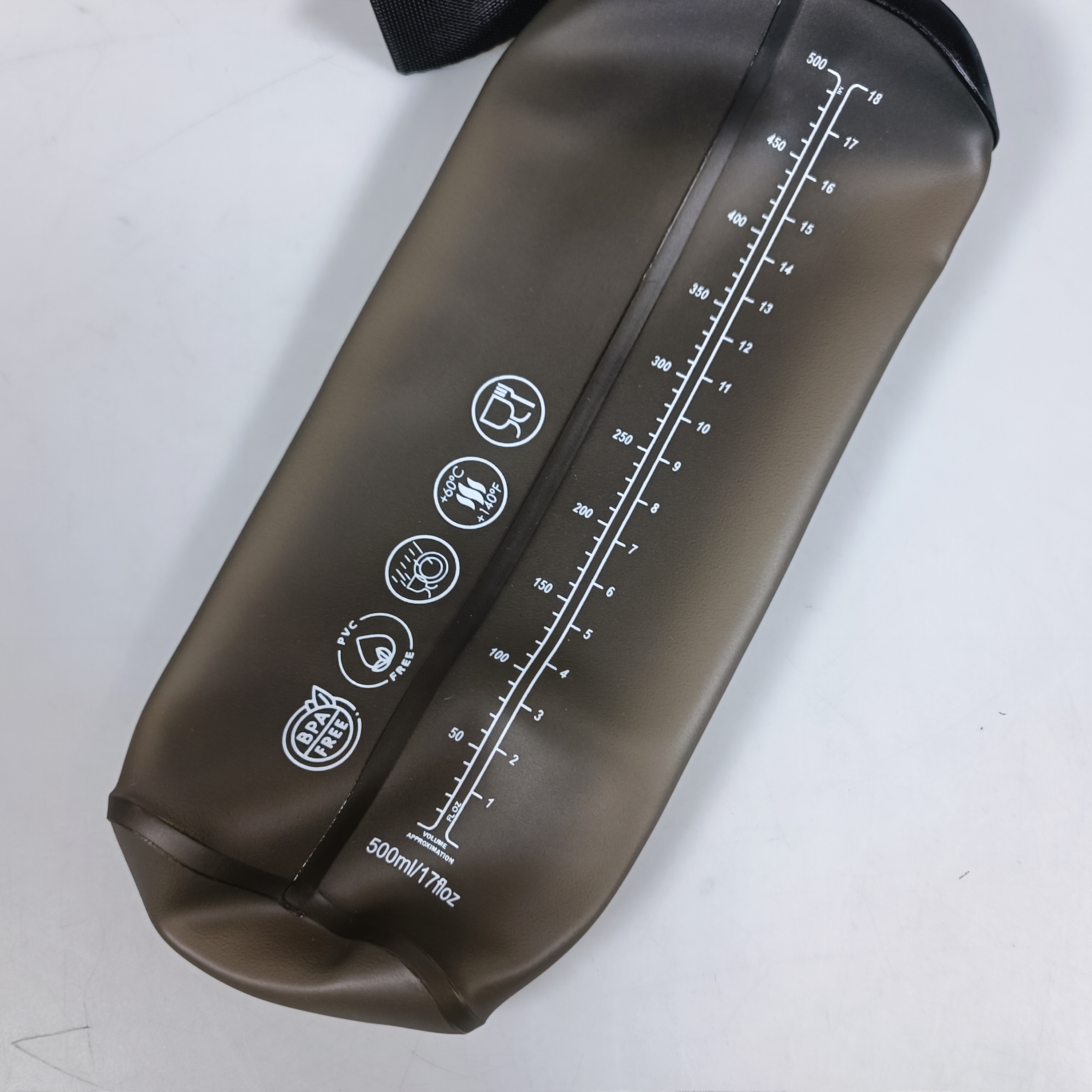 TaffSPORT Botol Minum Soft Flask Foldable Sport Water PVC 500ml - TFG-50