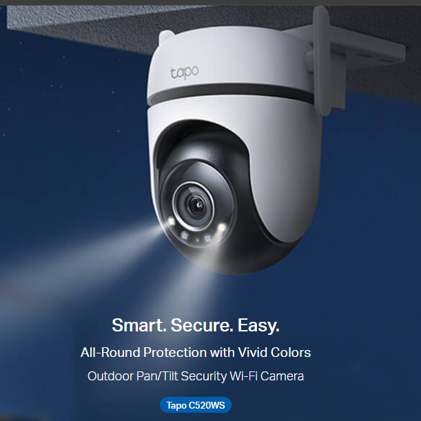 TP-LINK Kamera CCTV Outdoor WiFi IP Camera AI Detection 2K 4MP IP66 - Tapo C520WS