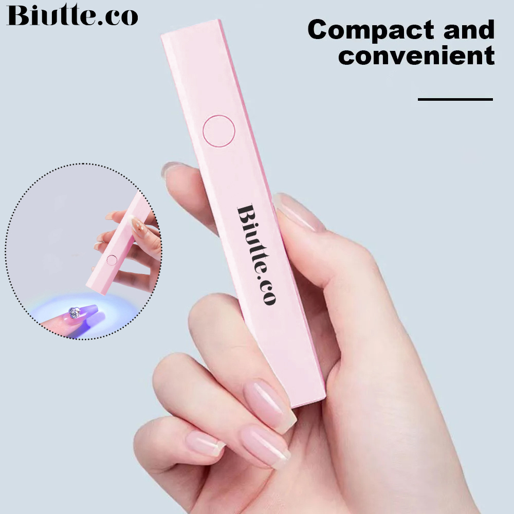 Biutte.co Pengering Kutek Mini Portable UV Nail Lamp 180mAh - CN598