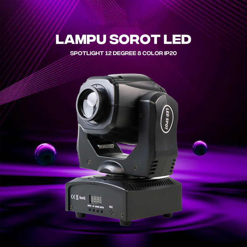 ALiEN Lampu Sorot LED Spotlight 12 Degree 8 Color IP20 220V 60W - ZQ-B147B