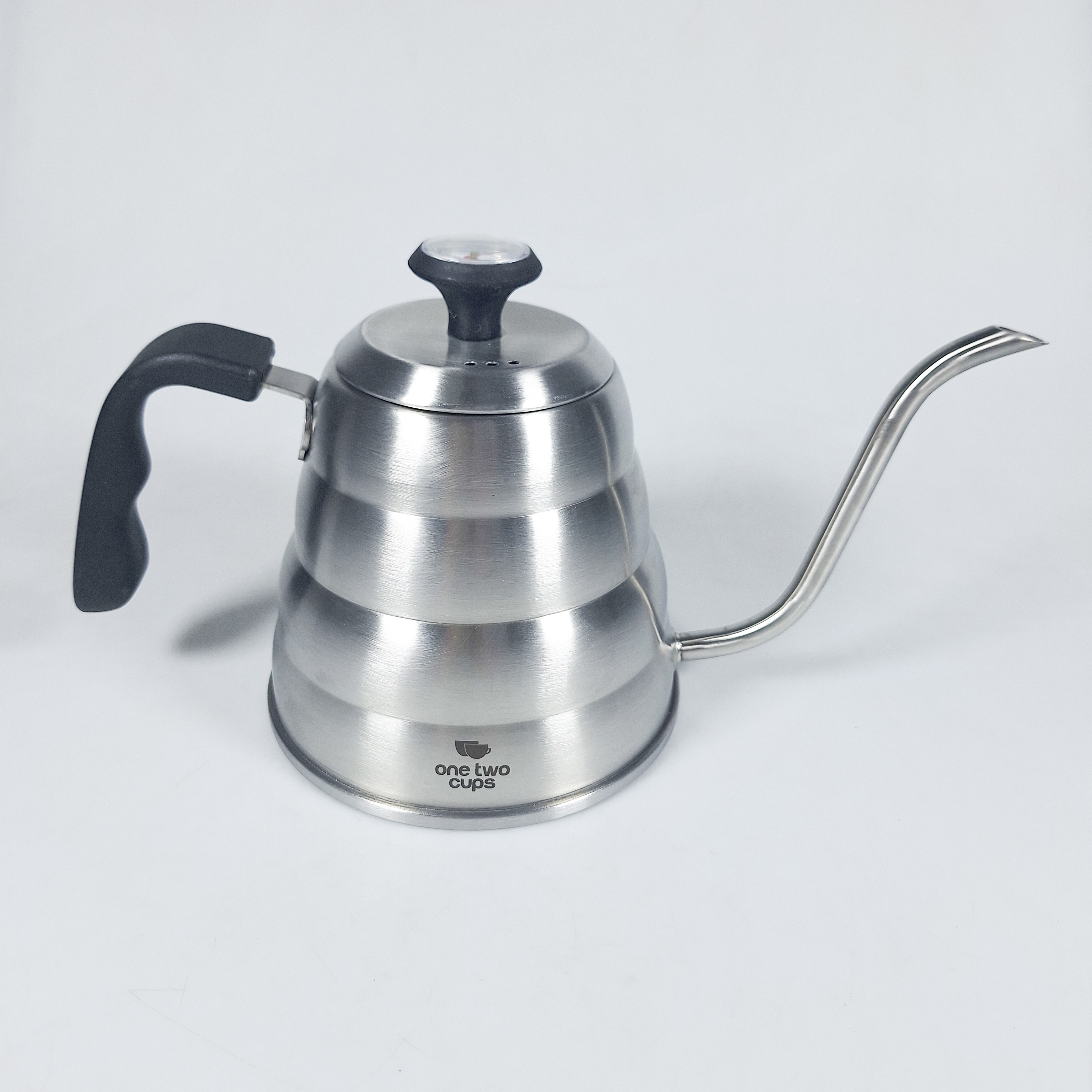One Two Cups Teko Kopi Leher Angsa Pot V60 Drip 1.2L with Thermometer