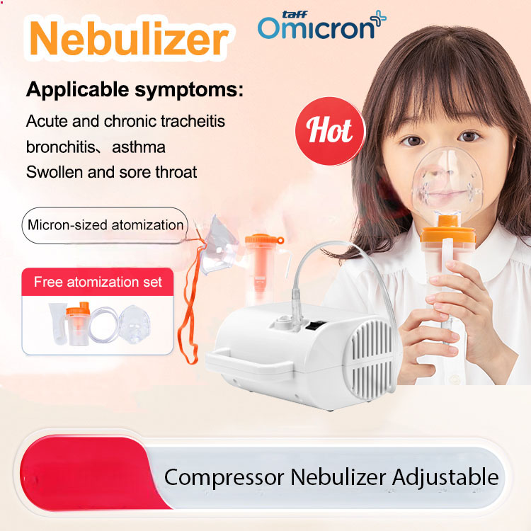 TaffOmicron Alat Terapi Pernapasan Medical Compressor Nebulizer - RAK362