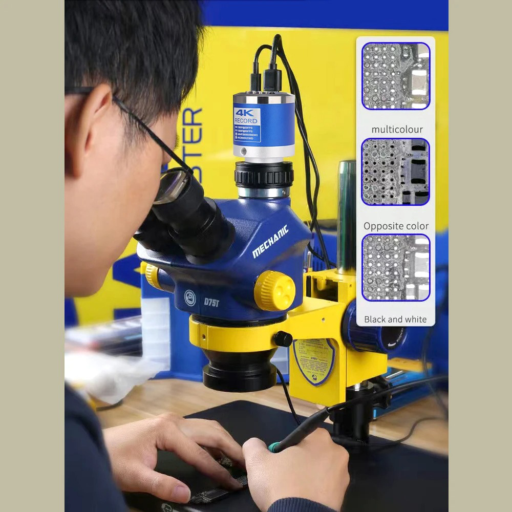 AMSZOOM Kamera Mikroskop Industrial Ultra HD 4K with LED Light - AZ4