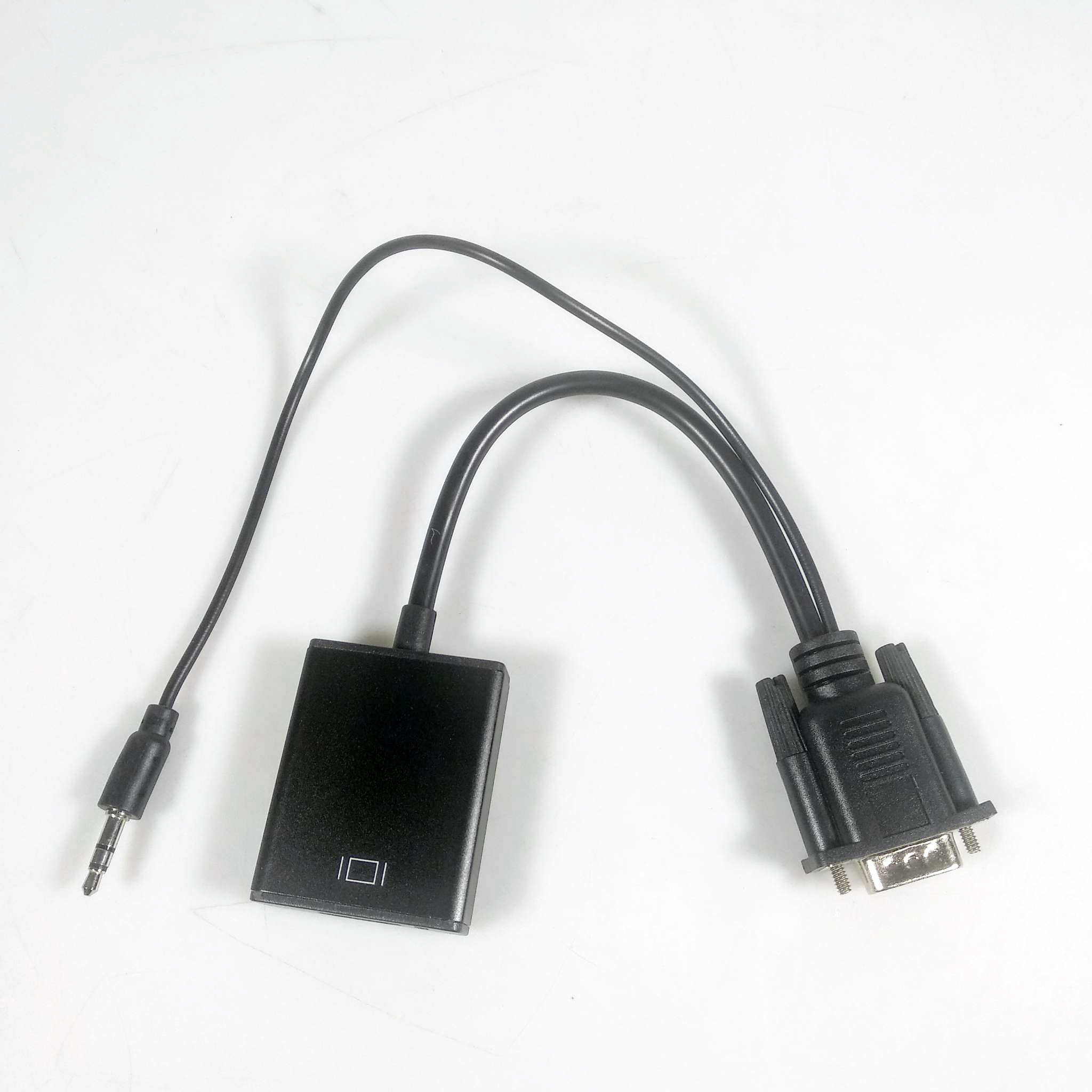 Kabel Adapter Converter VGA Male ke HDMI 1080P dengan Audio